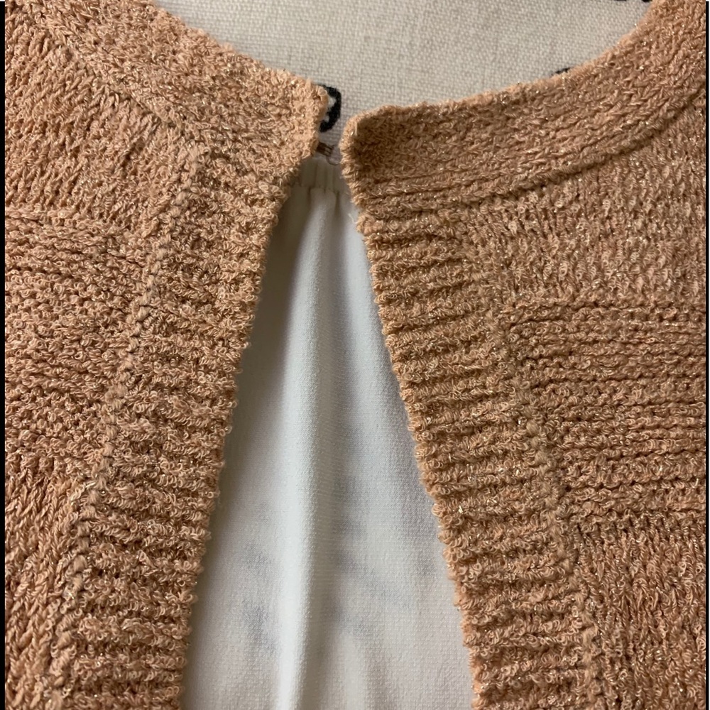 Uniqlo Tan Open Front Cardigan - Picture 4 of 6